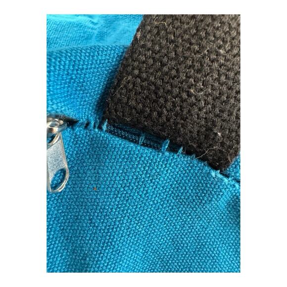 Yoga Meditation Buckwheat Bolster Pillow Cushion Sun Blue 12" x 5" Althleisure - Picture 4 of 4